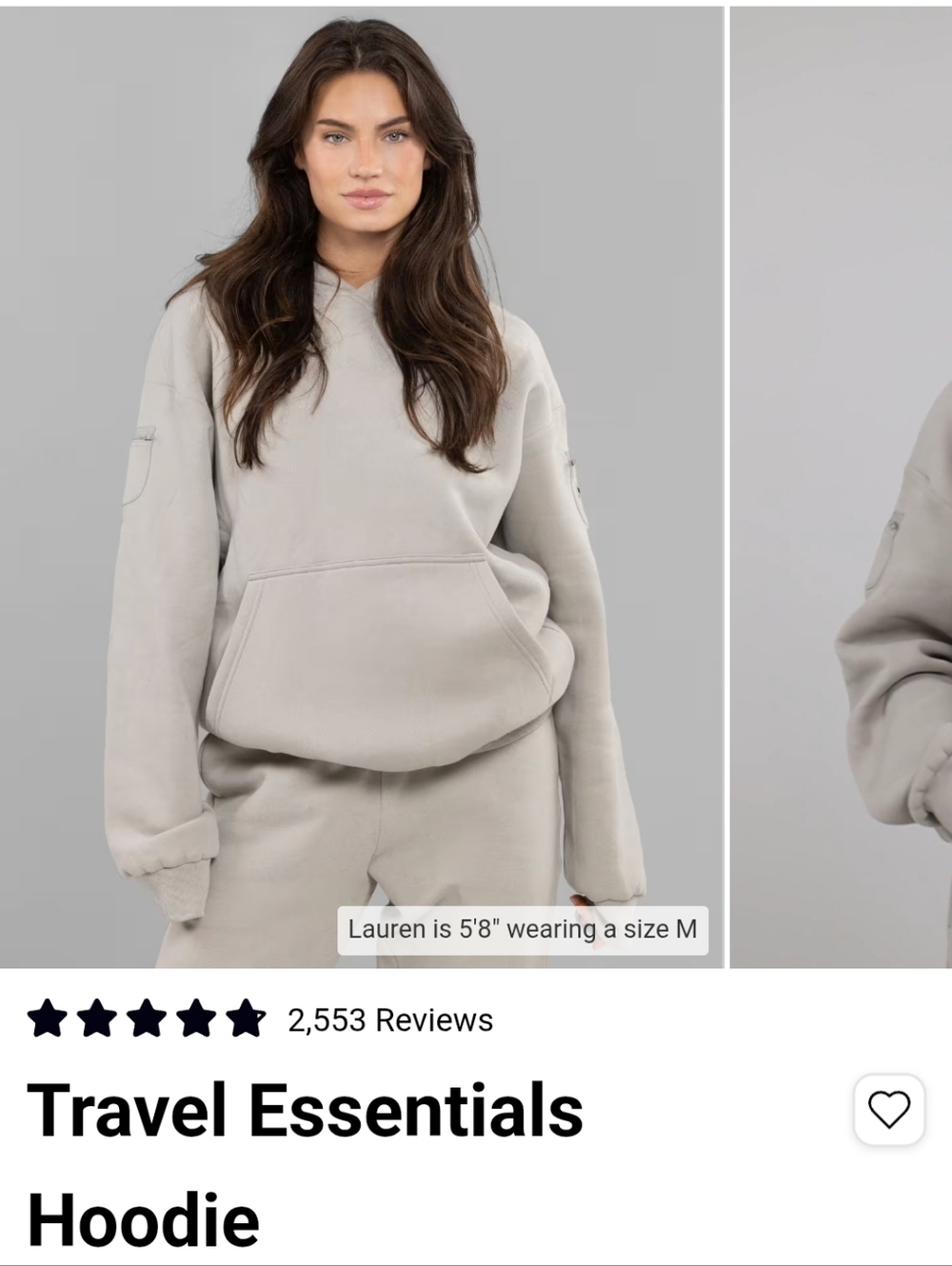 Travel Essentials Hoodie - Light Taupe